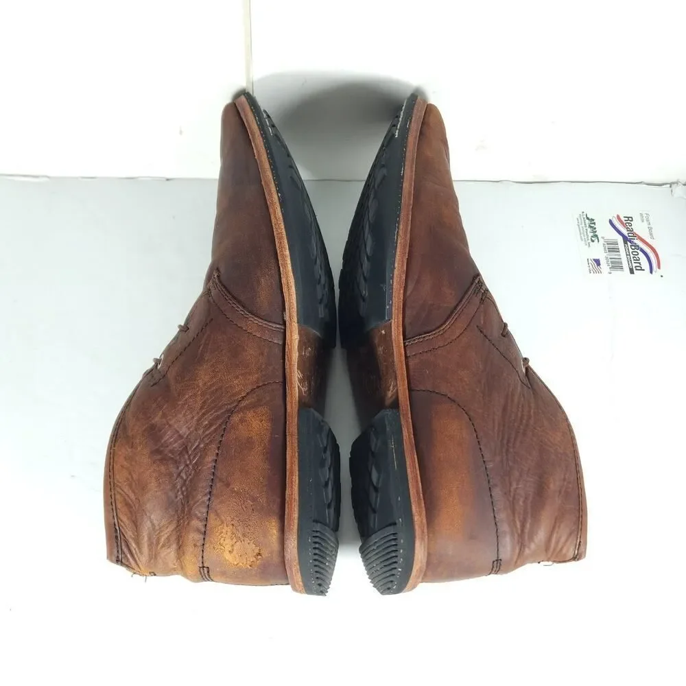 Timberland Boot Co. Men's Wodehouse US10 Brown Leather LaceUp Chukka Ankle Boots